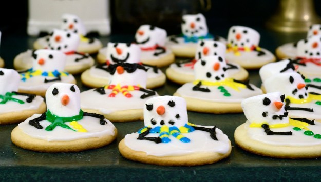 melted snowman cookies